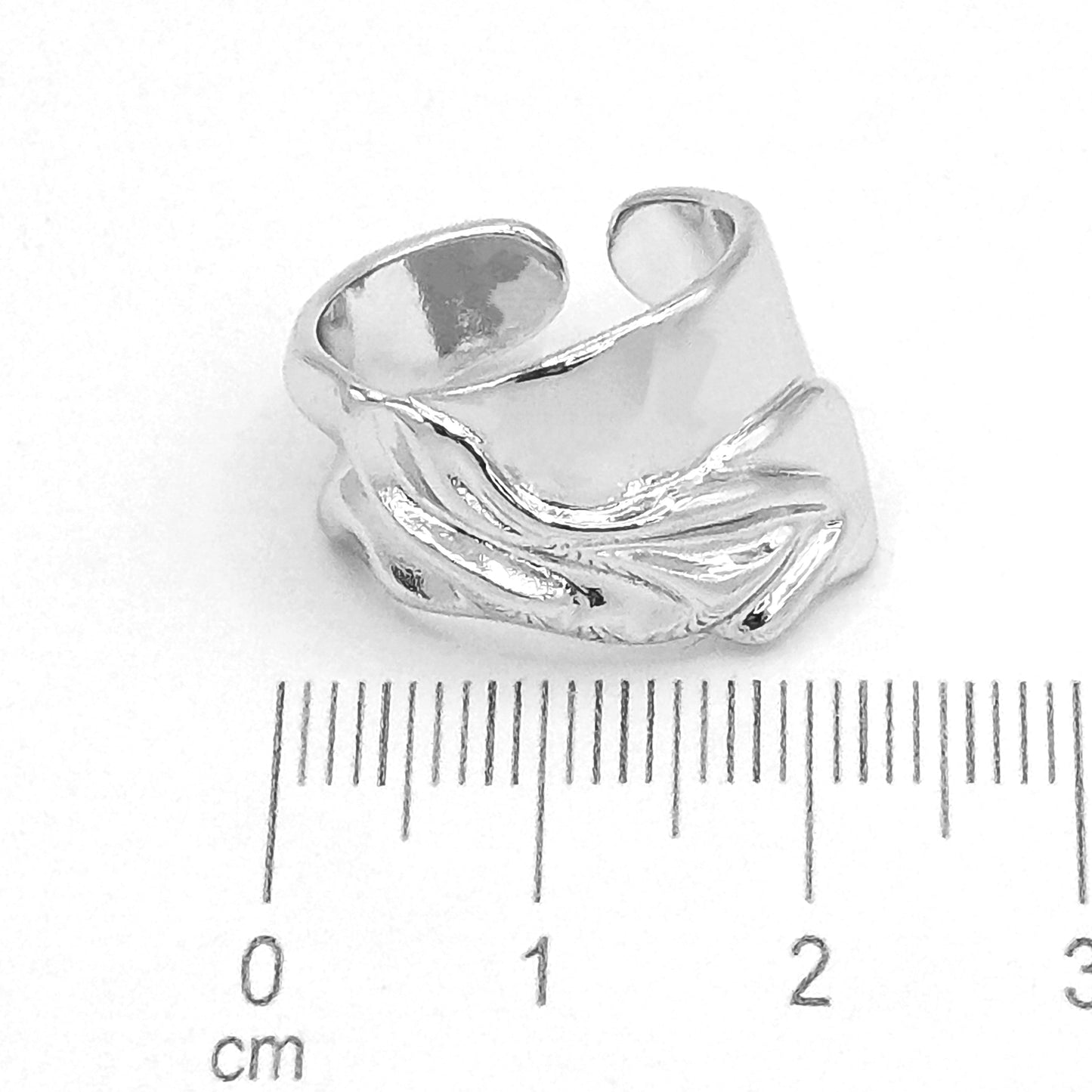 Anillo hoja tallada P