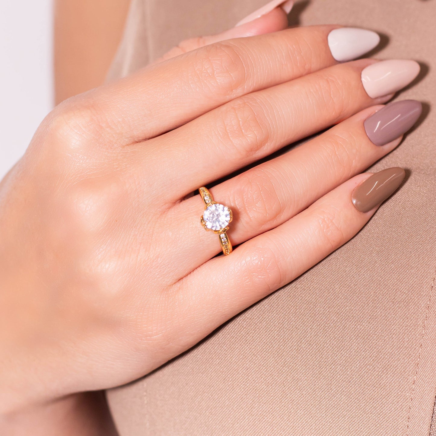 Anillo maxi diamante