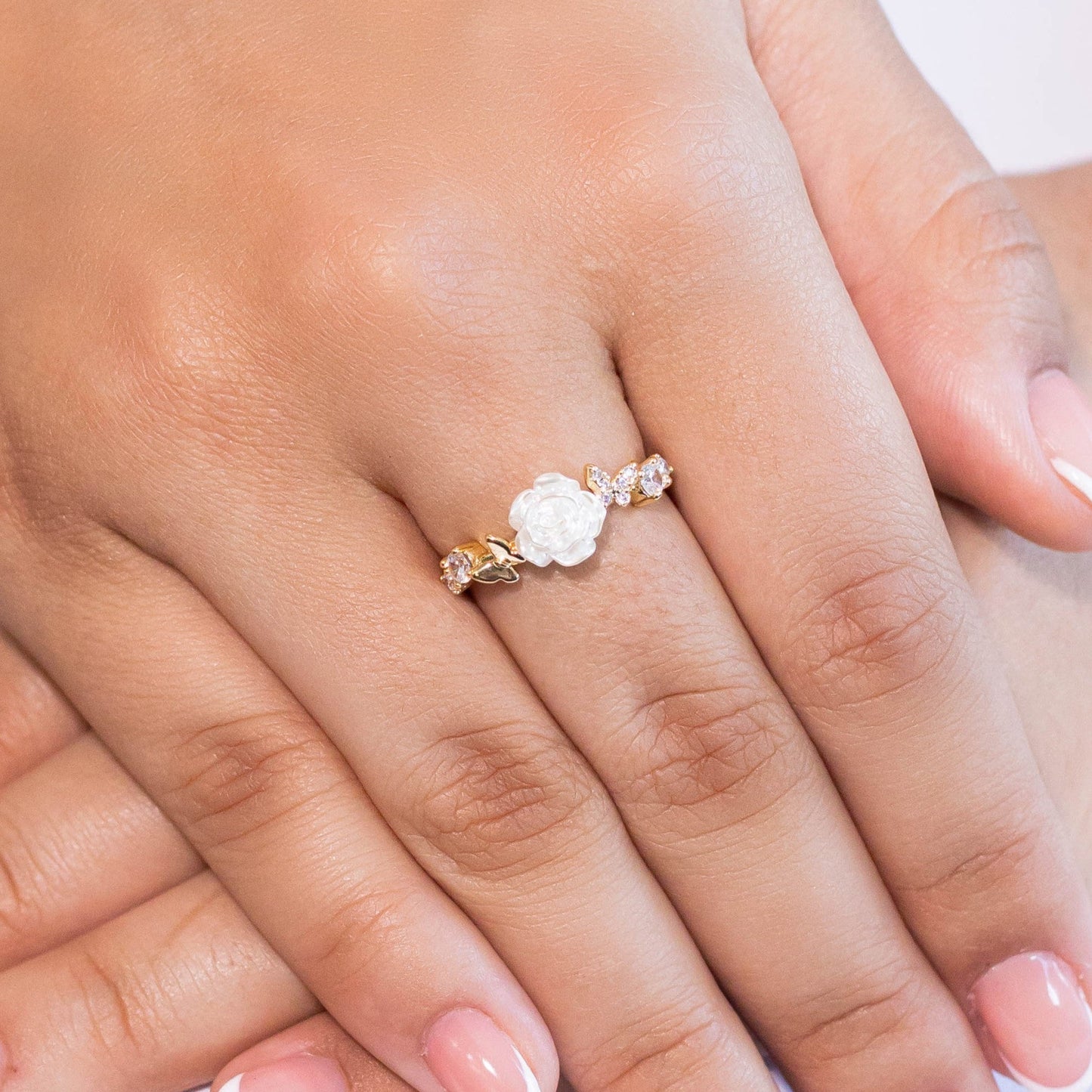 Anillo maxi rosa