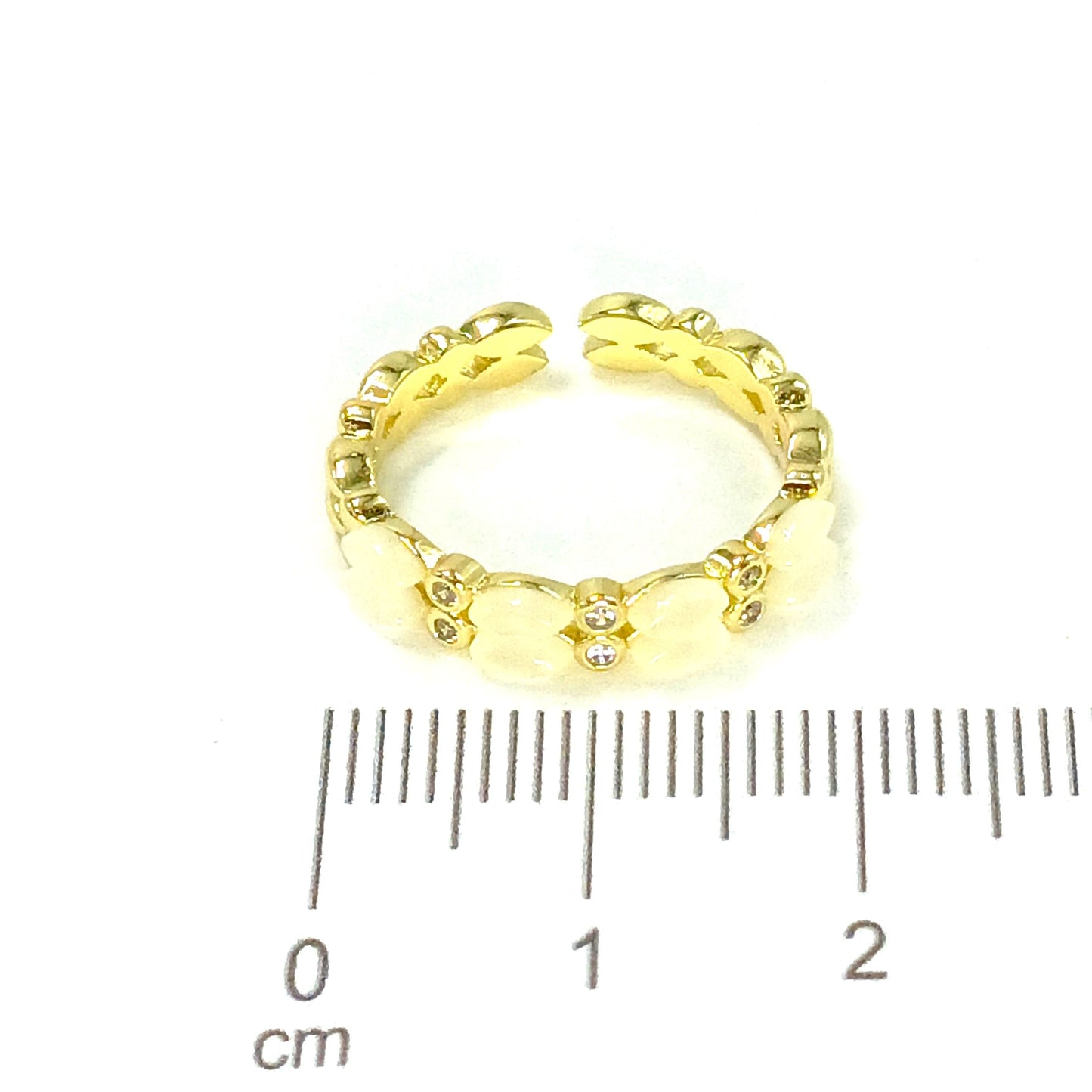 Anillo doble gema