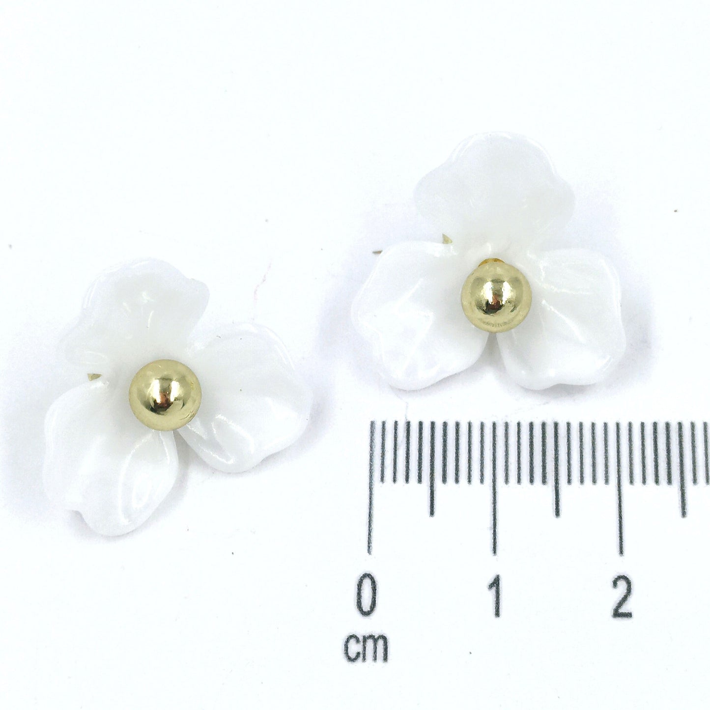 Arete flor balín