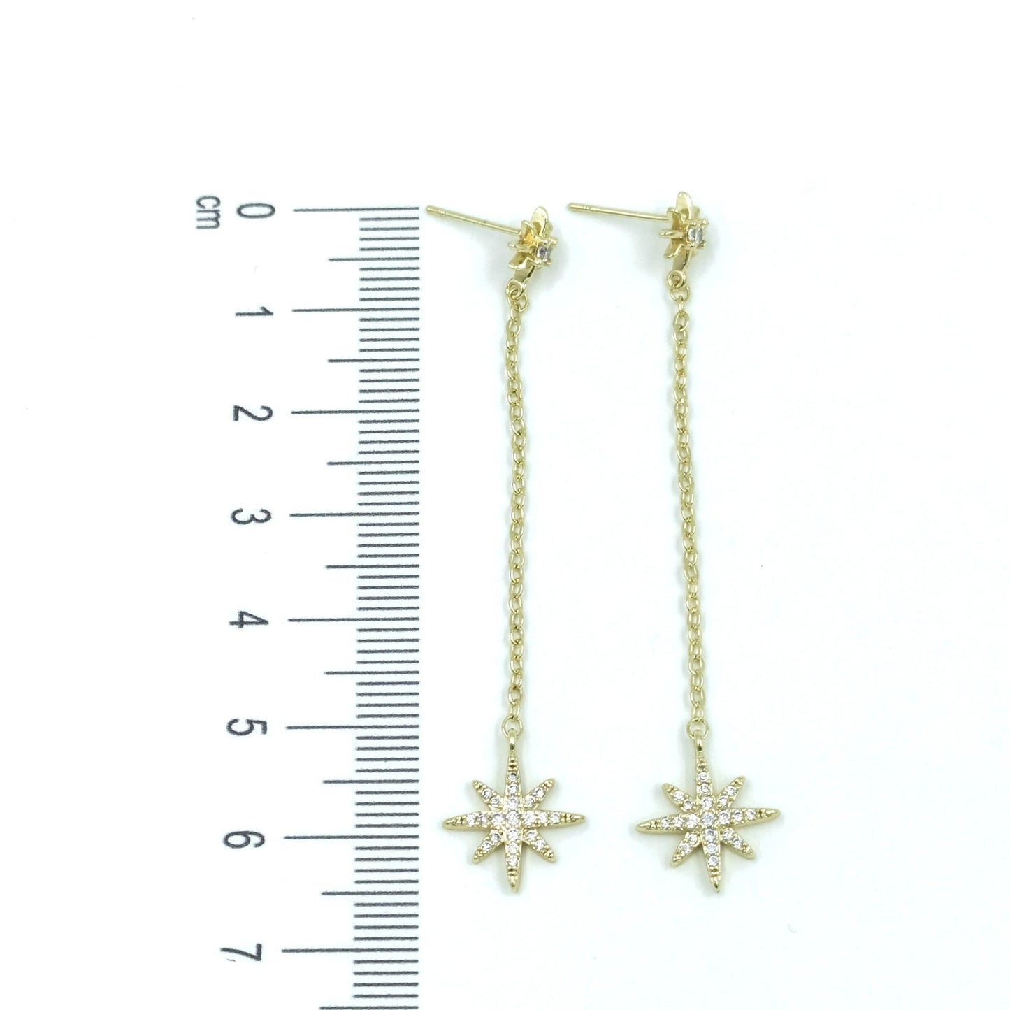 Arete estrella micro zircón