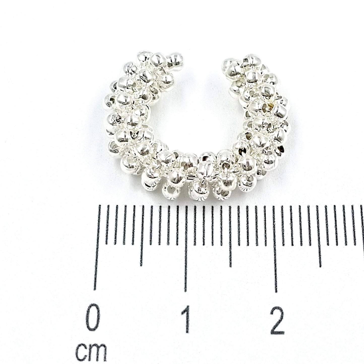 Earcuff balin plata