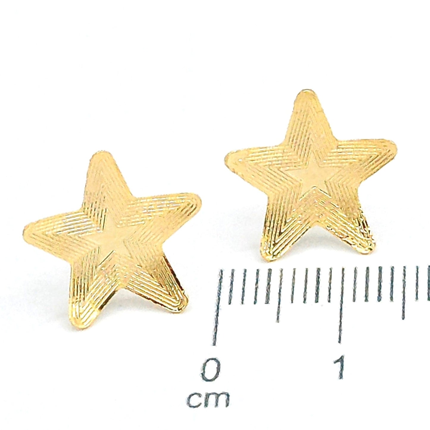 Topo bronce estrella tallada