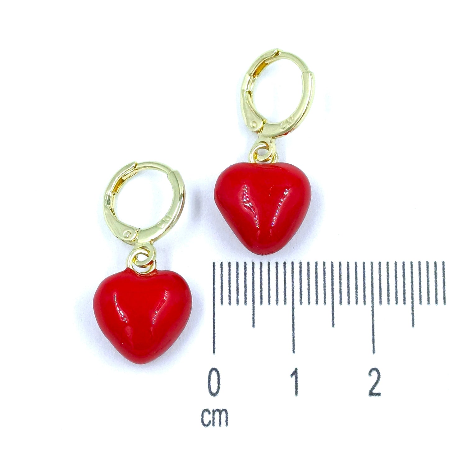 Candonga pequeña corazón rojo