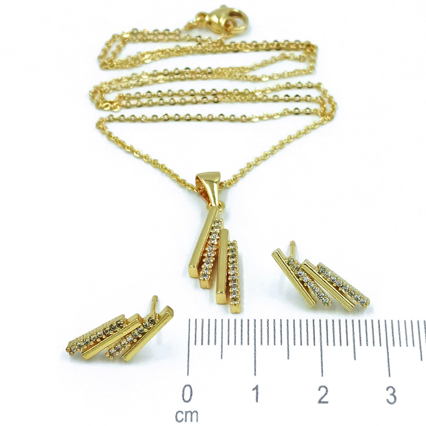 Dúo barras micro zircón