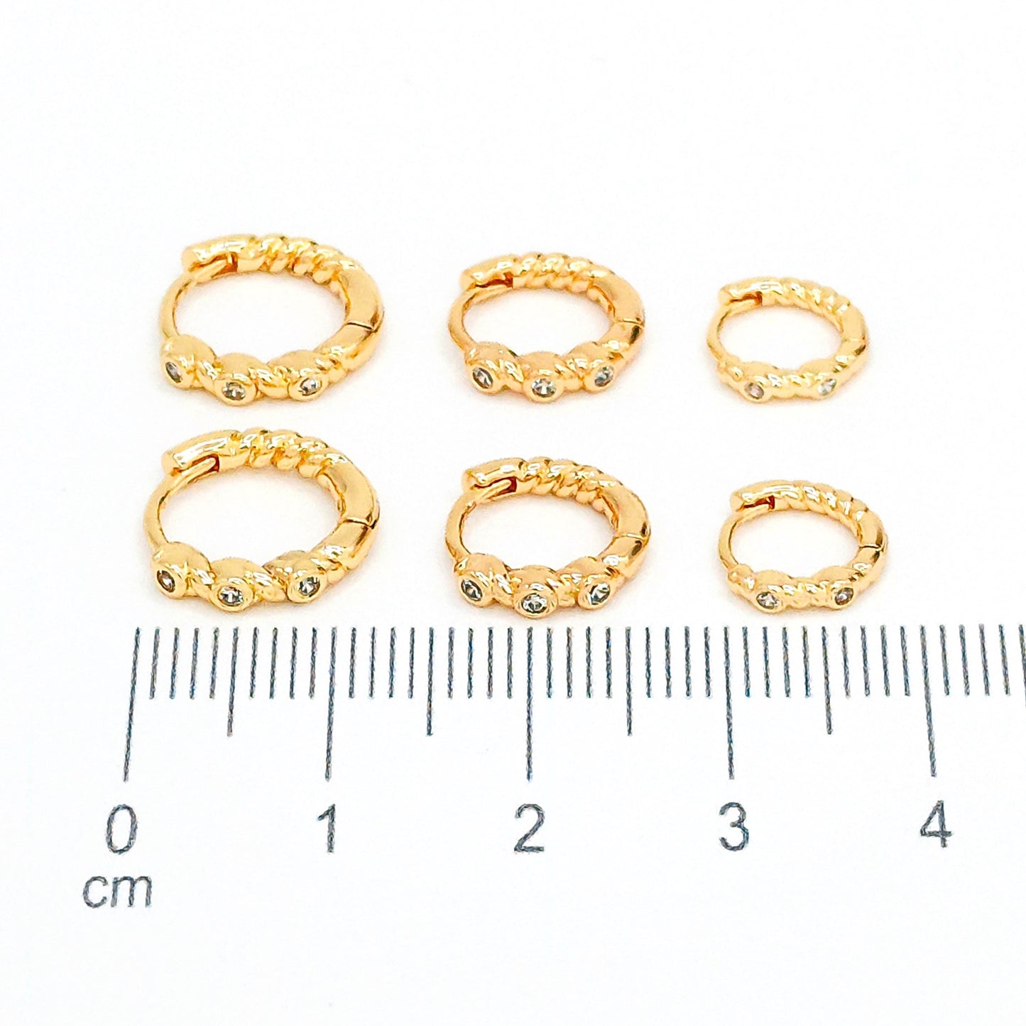 Orejera set microzircones