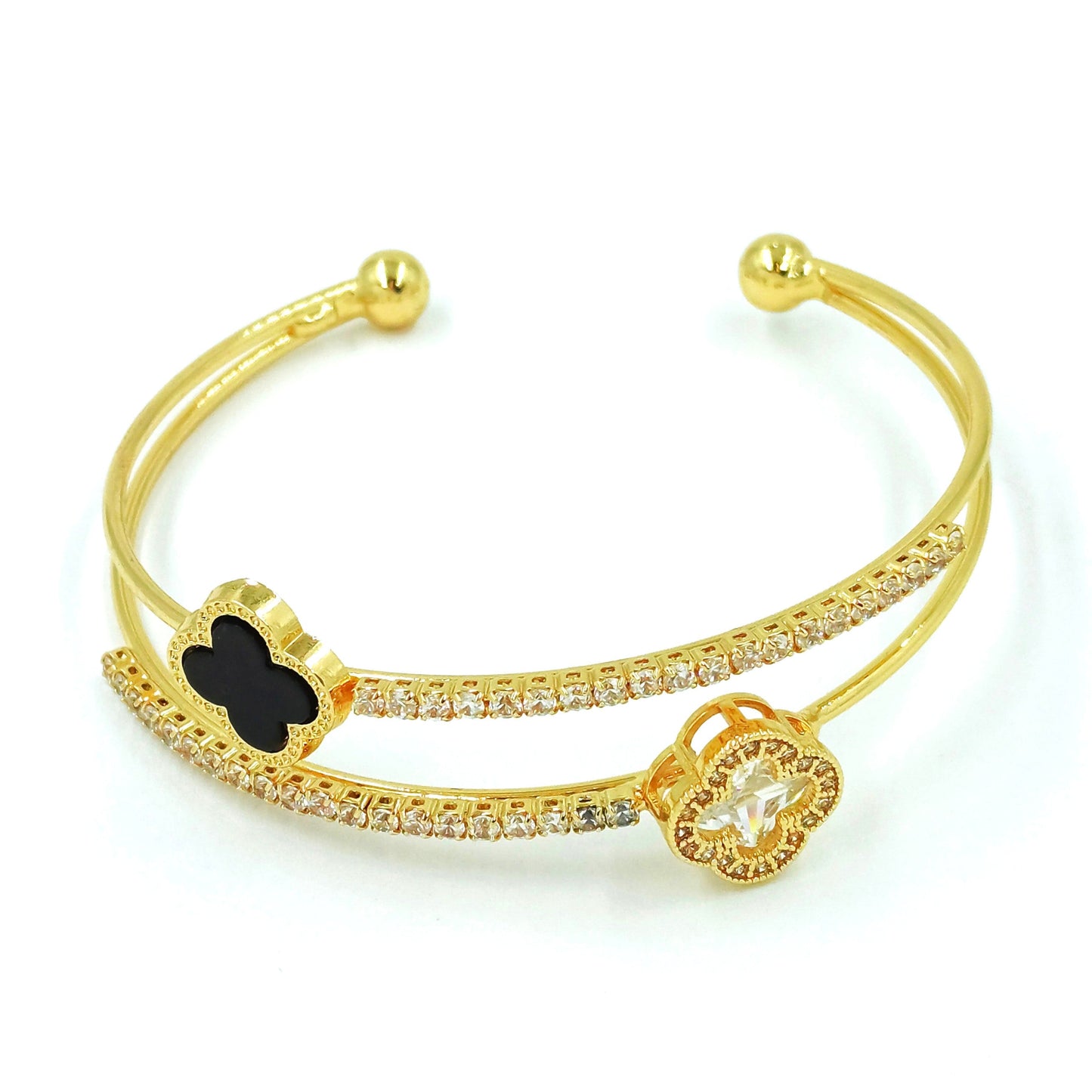 Pulsera aro van cleef negro