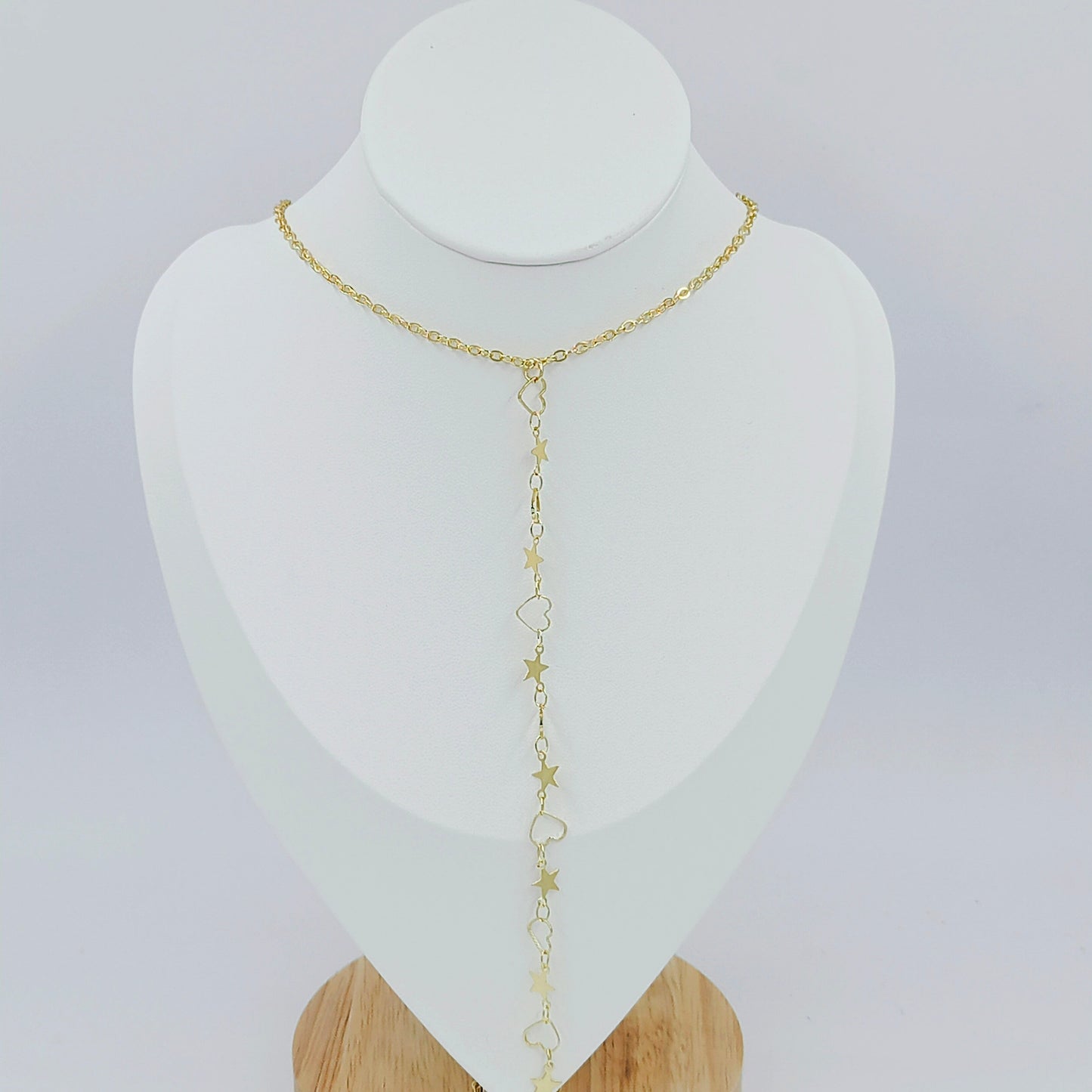 body chain estrella corazon