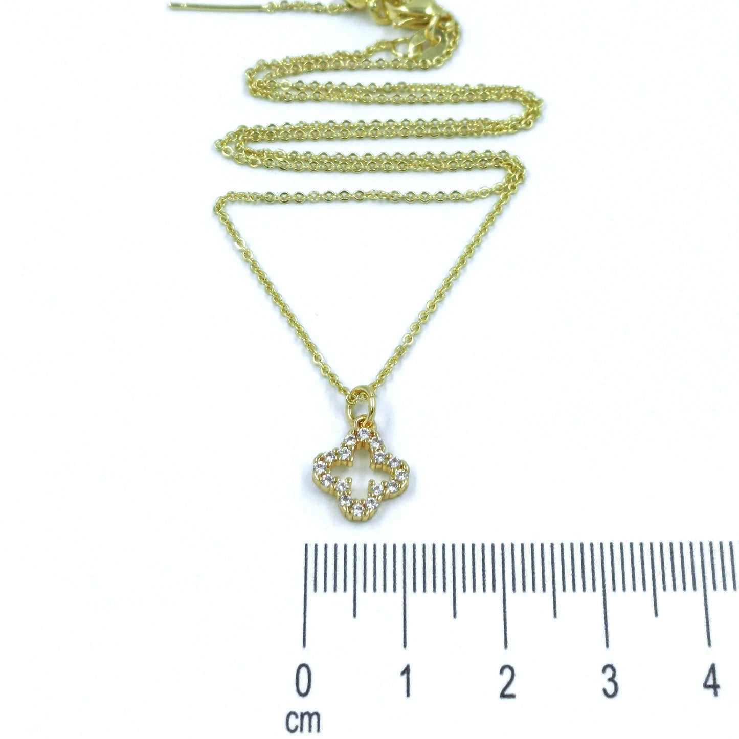 Collar rodio van cleef