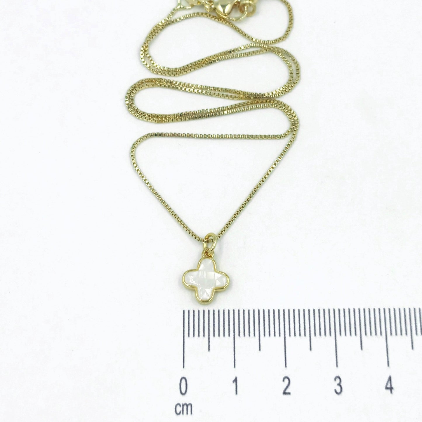 Collar rodio van cleef