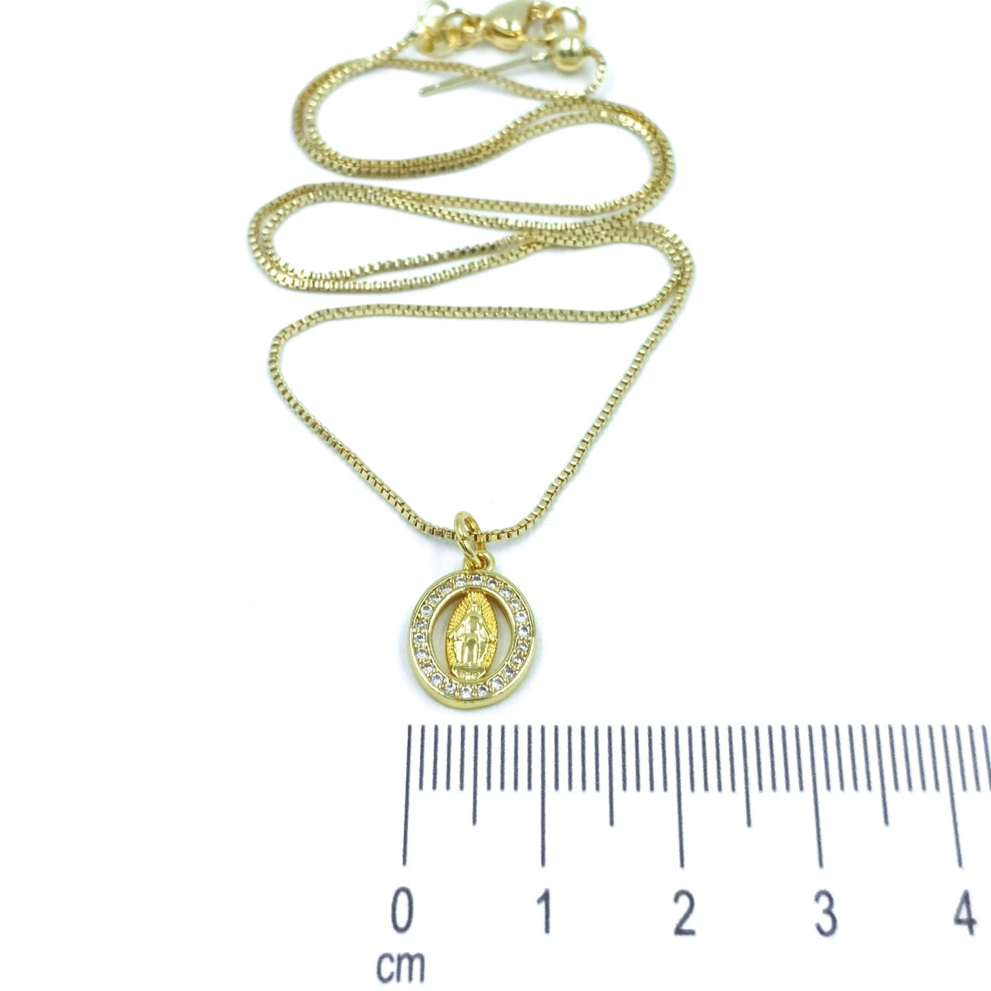 Collar rodio virgen