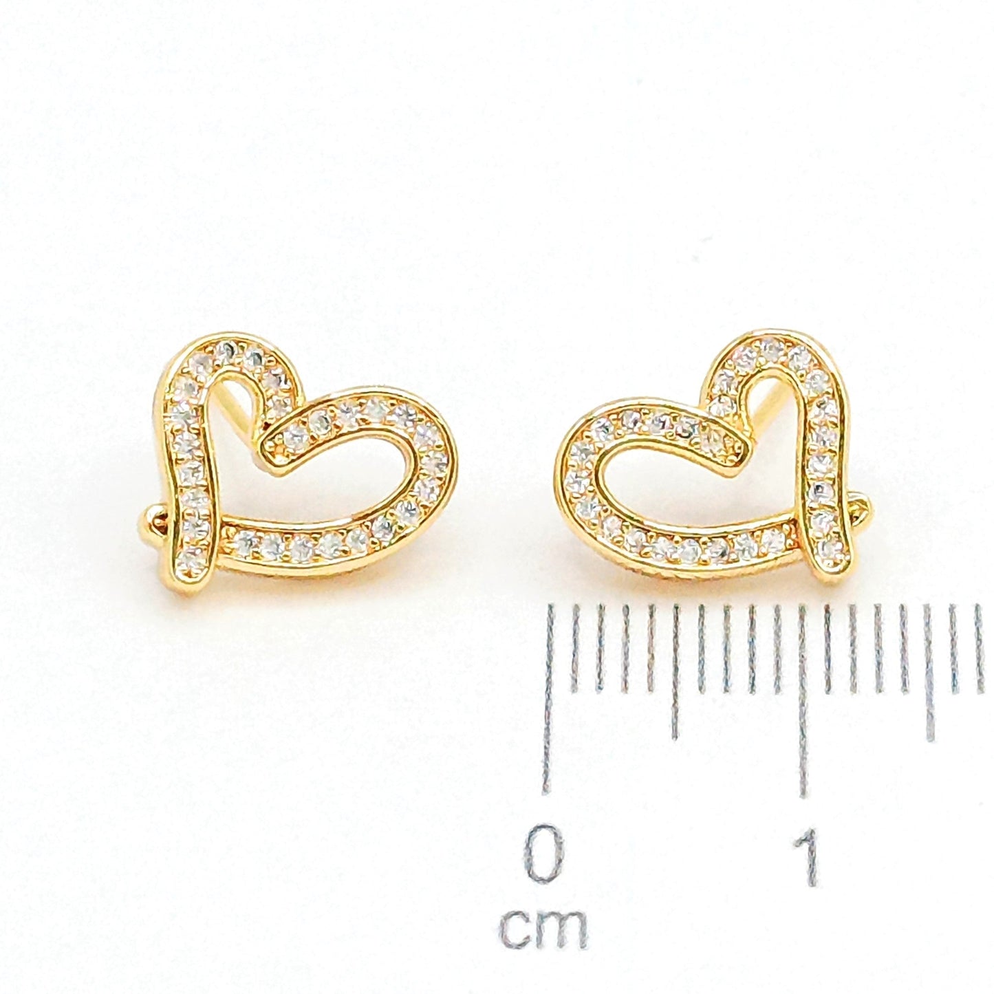 Topo silueta corazon (1,2cm)