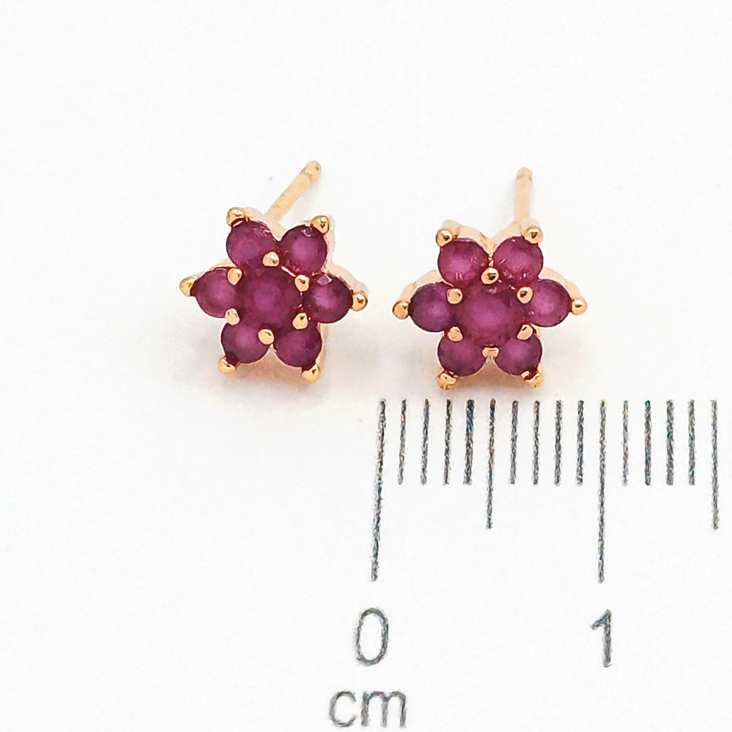 Topo flor magenta