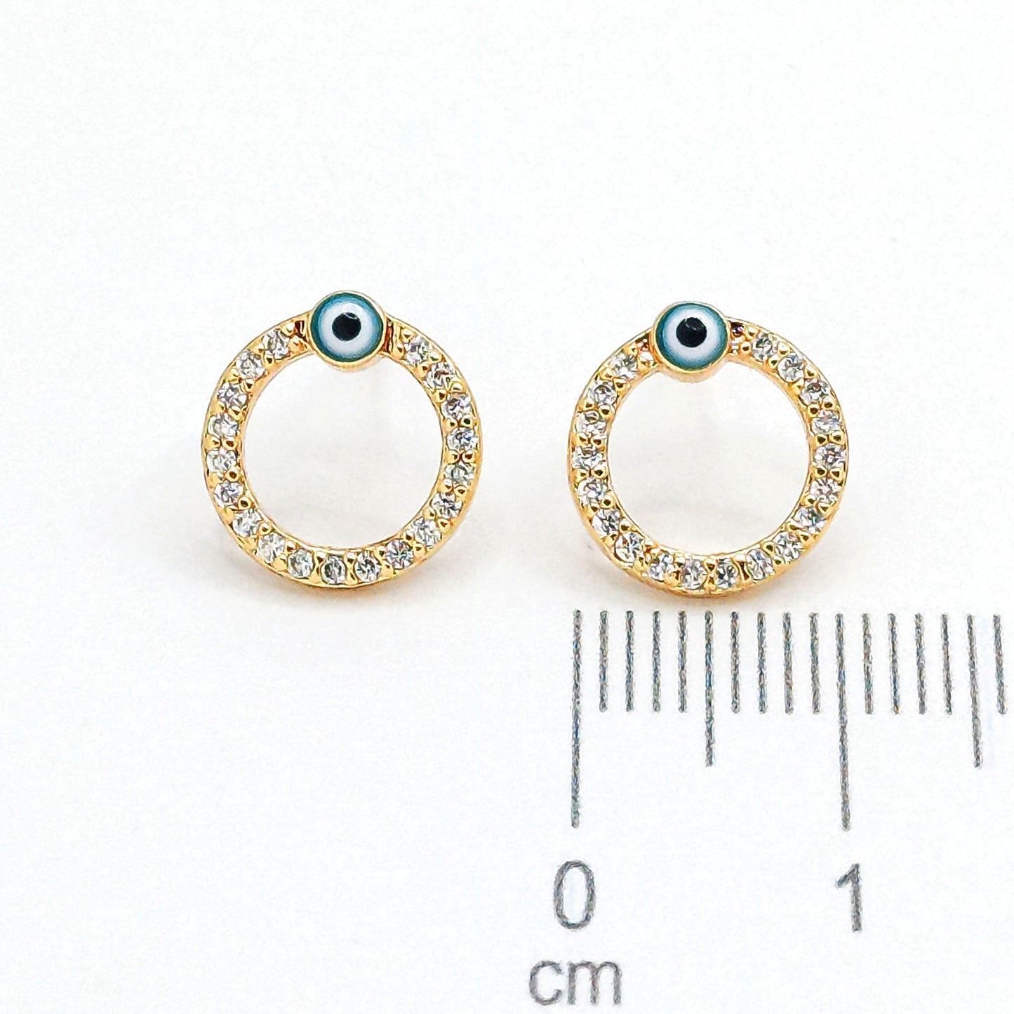 Topo aro ojo turco (1cm)