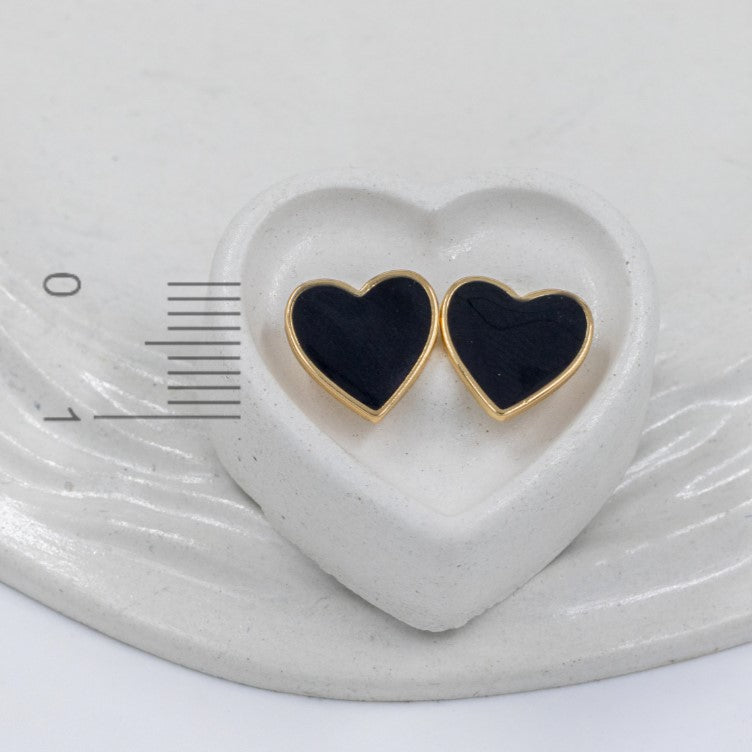 Topo corazon esmaltado (1,1cm)