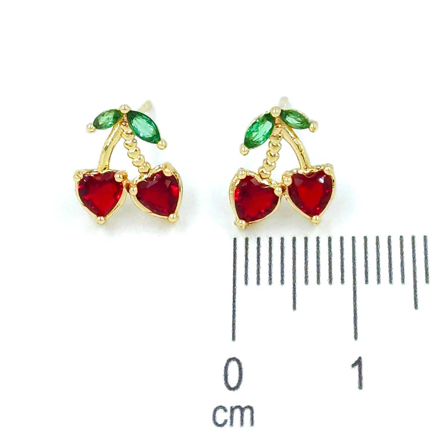 Topo cereza corazón