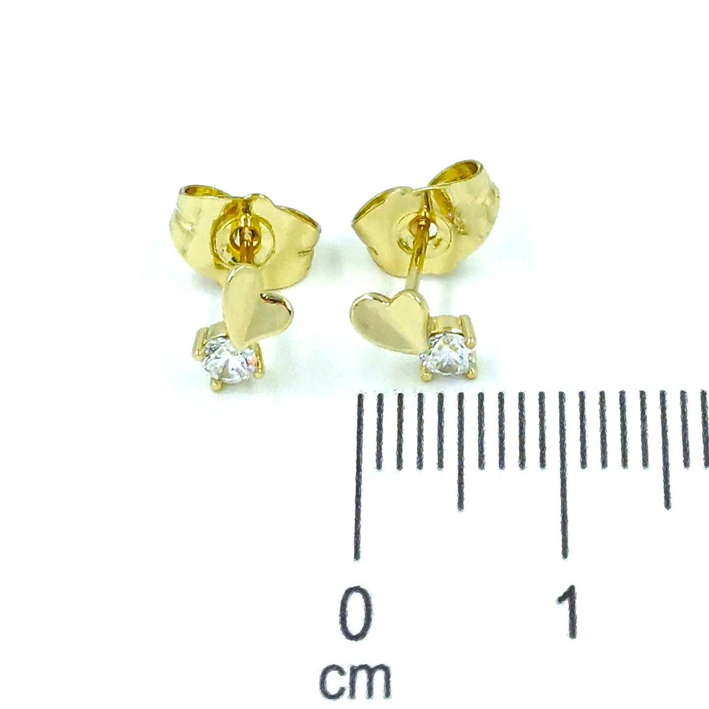 Topo corazón zircón