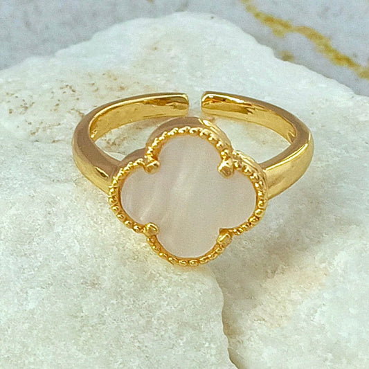 Anillo van cleef marfil