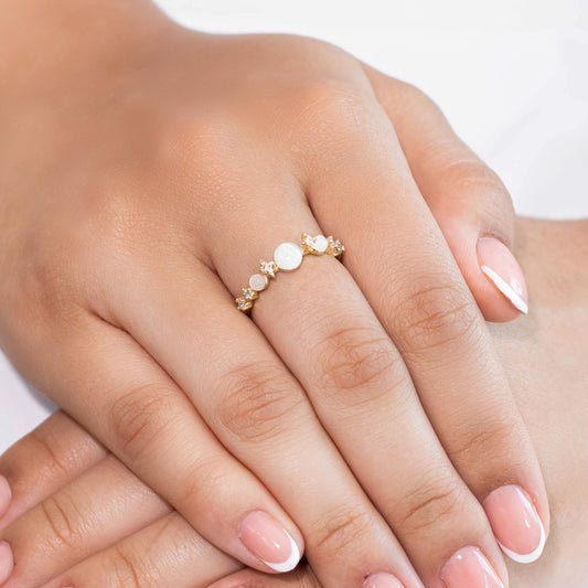 Anillo gemas