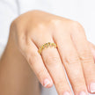 Anillo luna estrella