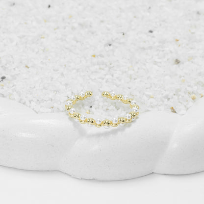 Anillo espiga perla