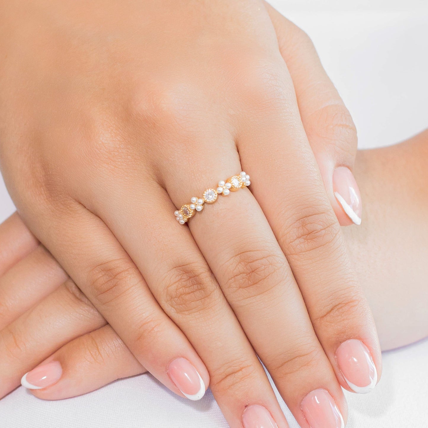 Anillo van cleef perla