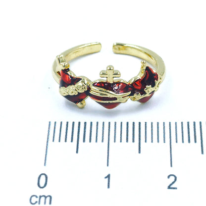 Anillo corazones