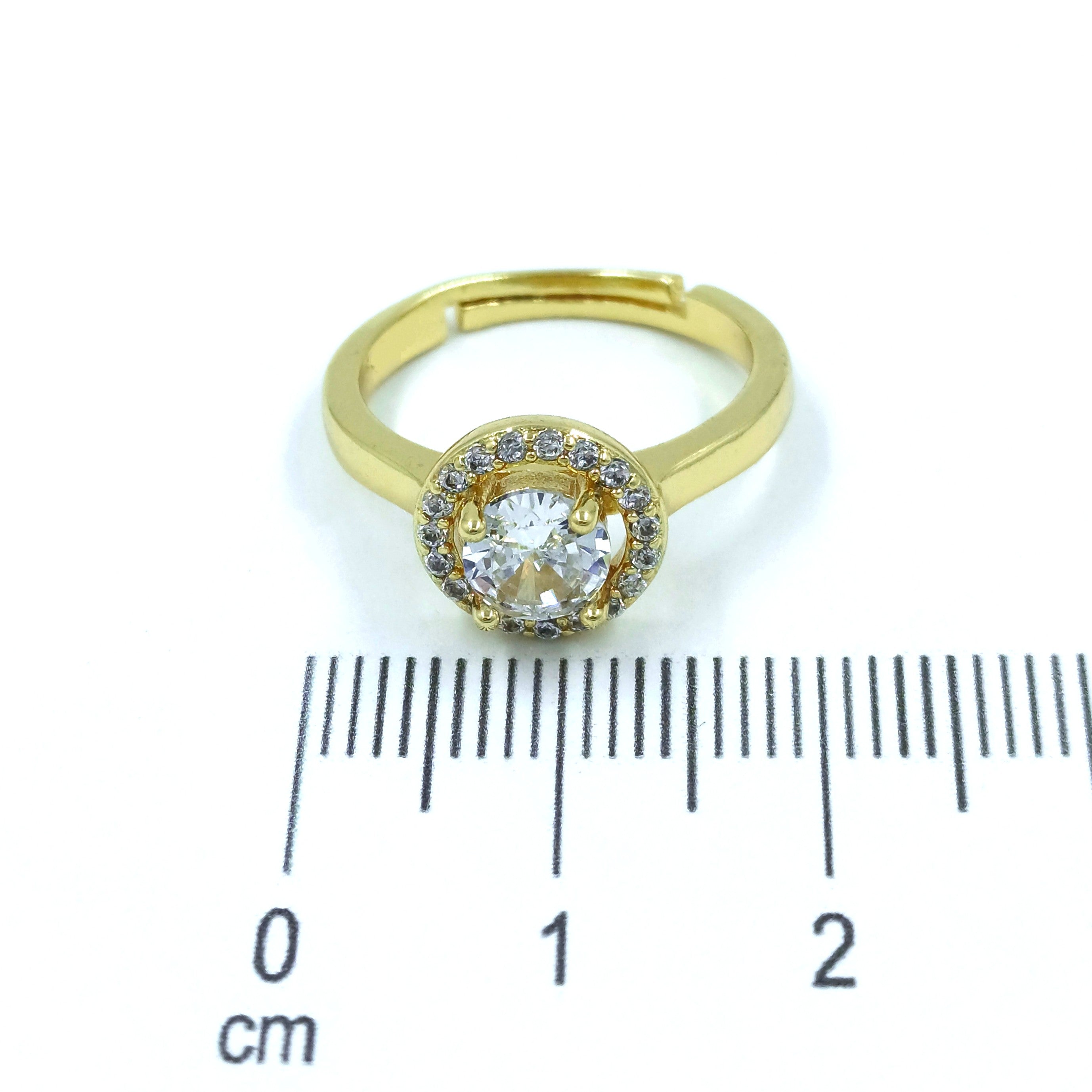 Anillo aro microzircones