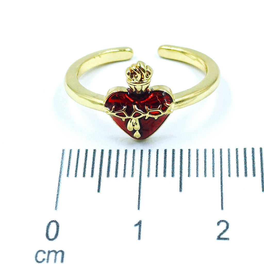 Anillo corazón de Jesús