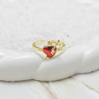 Anillo corazón