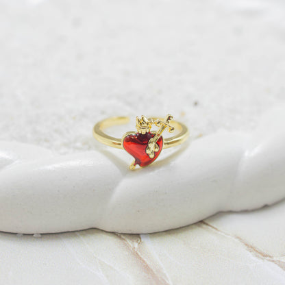 Anillo corazón