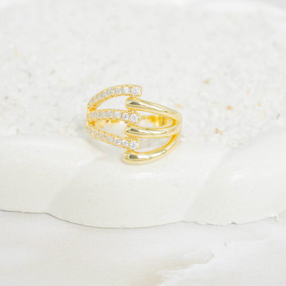 Anillo anillo zircones