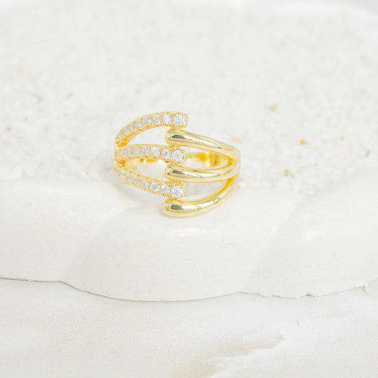 Anillo anillo zircones