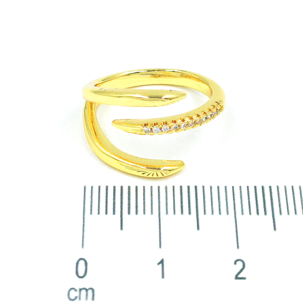 Anillo micro zircones P