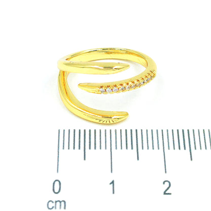 Anillo micro zircones P