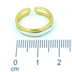 Anillo doble esmaltado