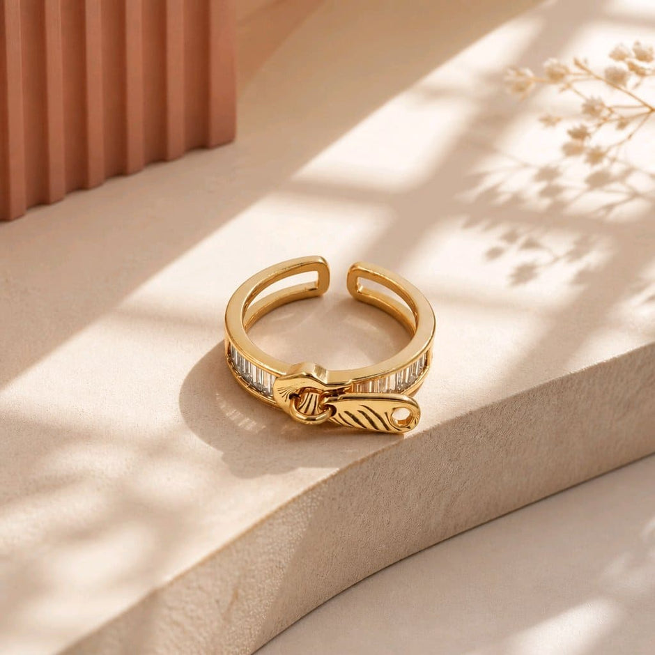Anillo cierre baguette