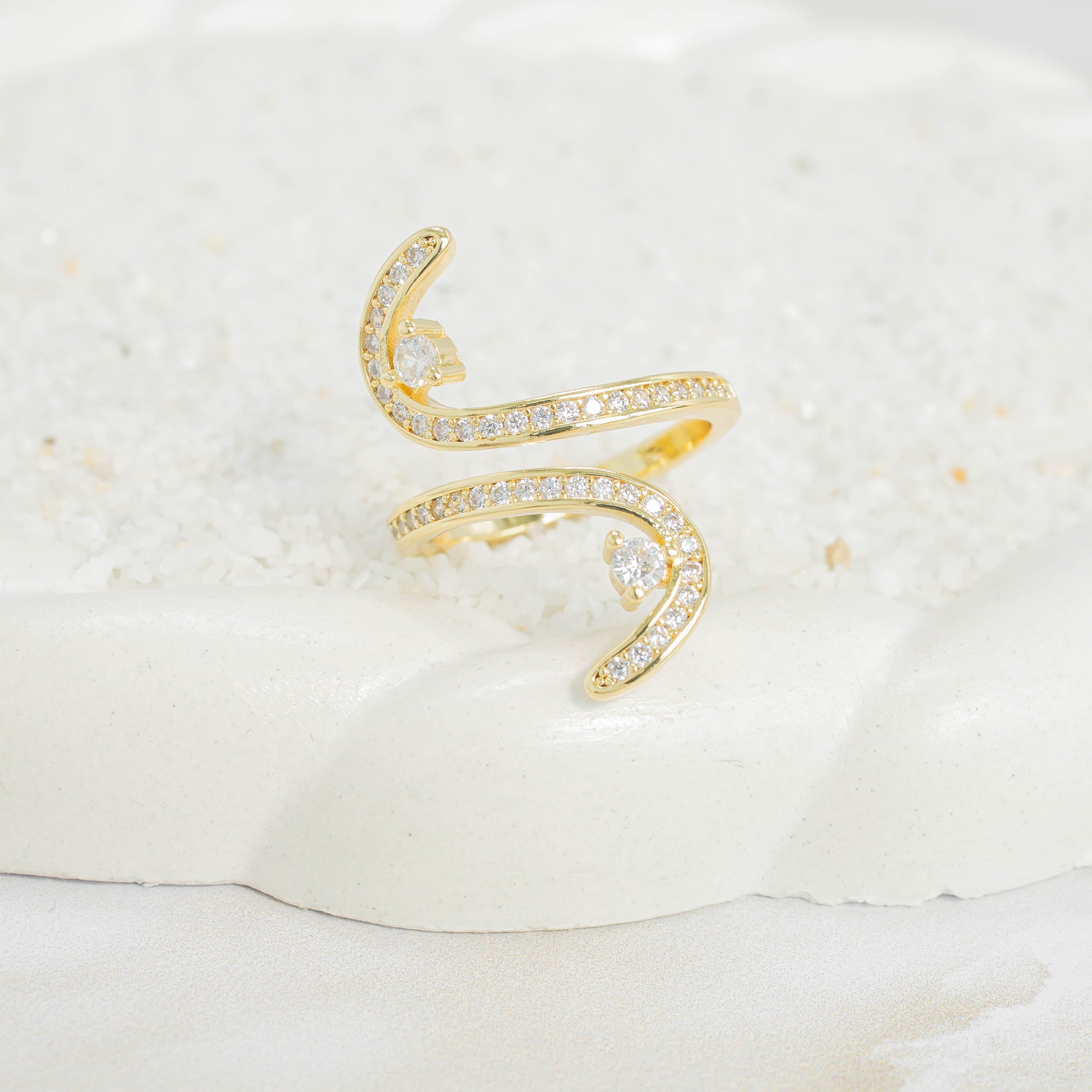 Anillo micro zircones