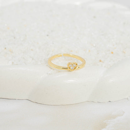 Anillo corazón  mini