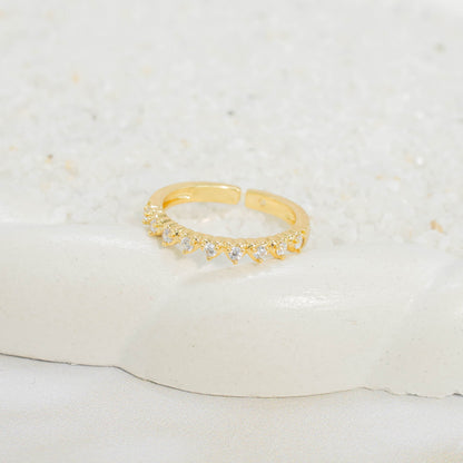 Anillo micro zircón