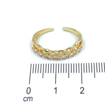 Anillo doble espiral
