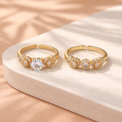 Anillo pisargolla flor