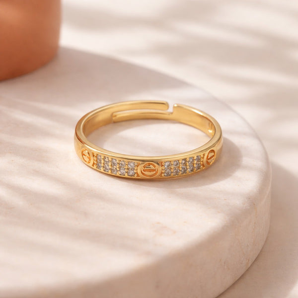 Anillo Cartier micro zircón