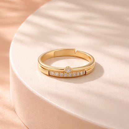 Anillo doble micro zircón