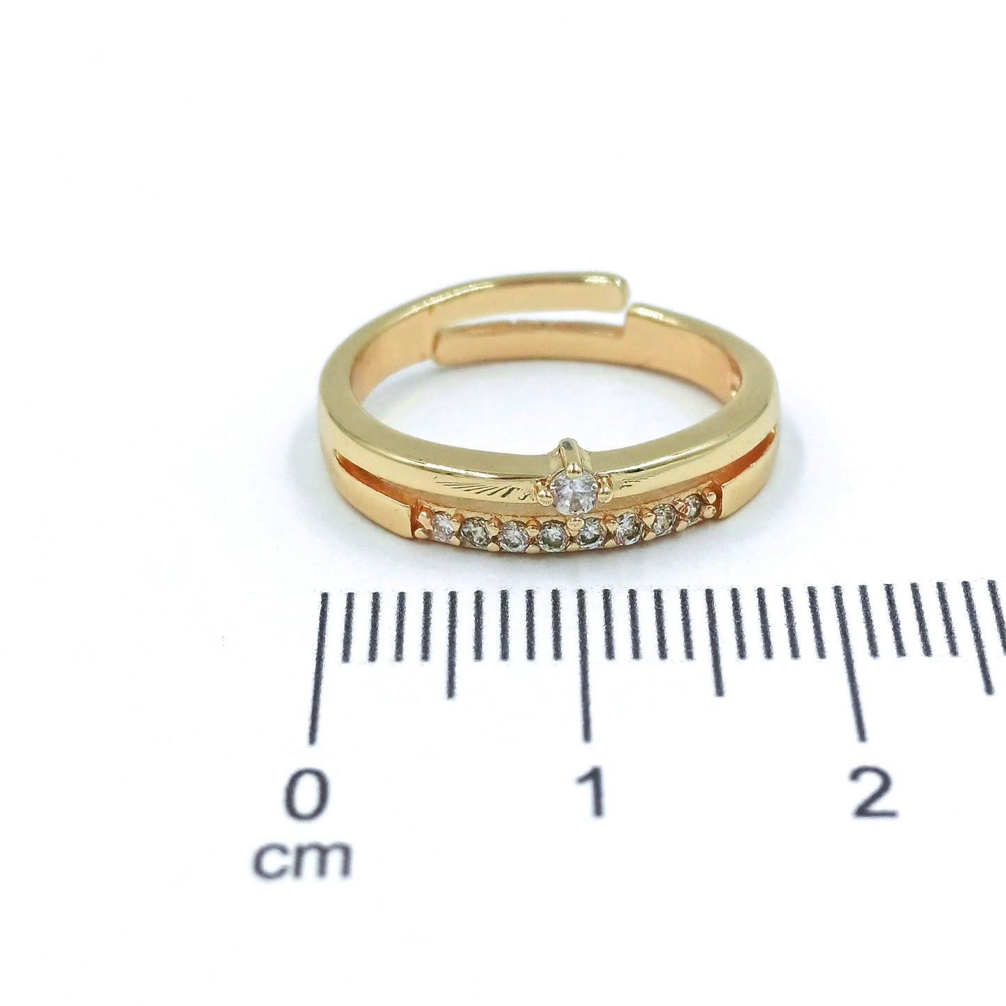 Anillo doble micro zircón