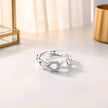 Anillo baño de plata