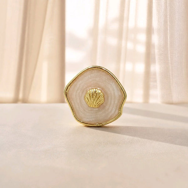 Anillo nacarado concha