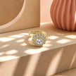Anillo giratorio flor