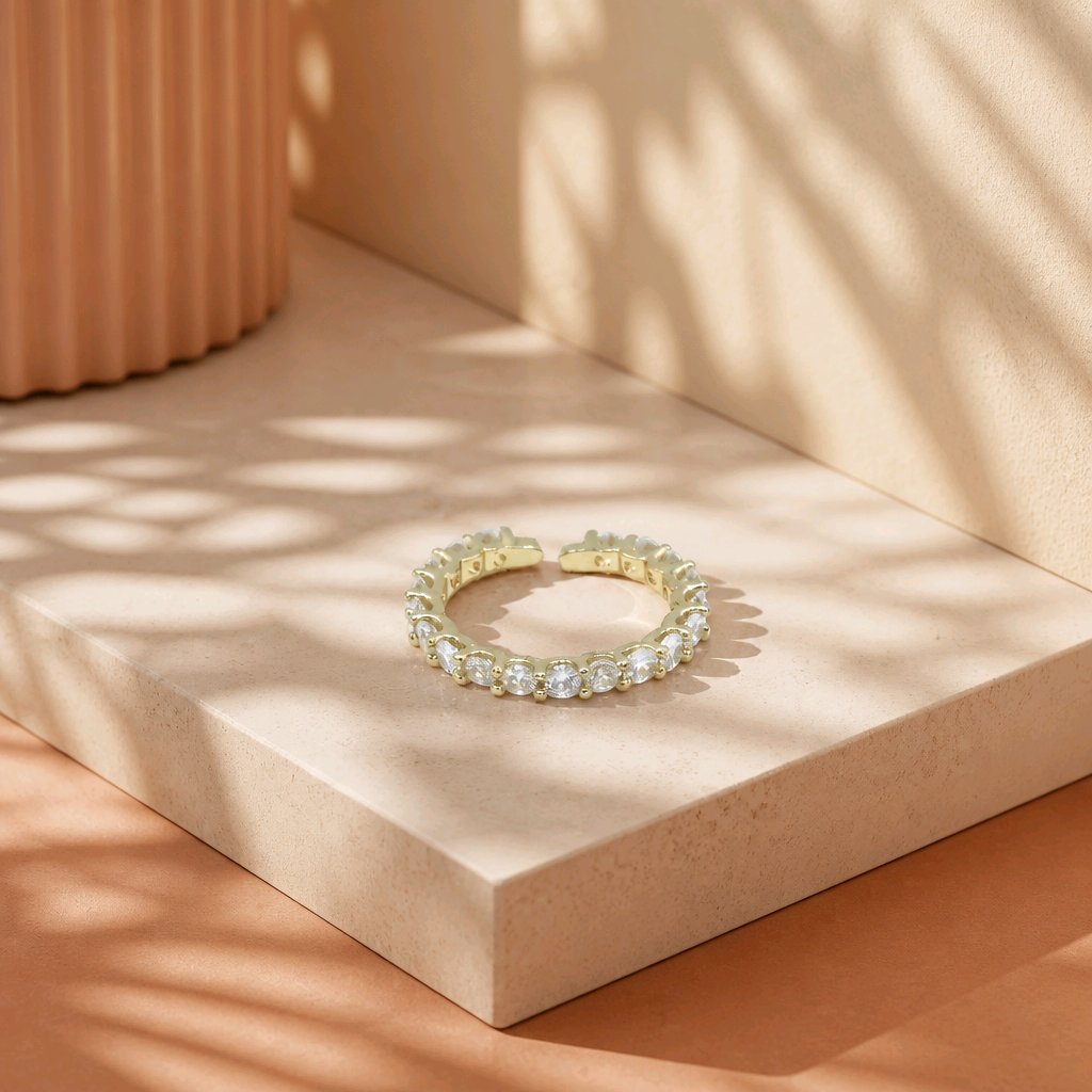 Anillo anillo zircón